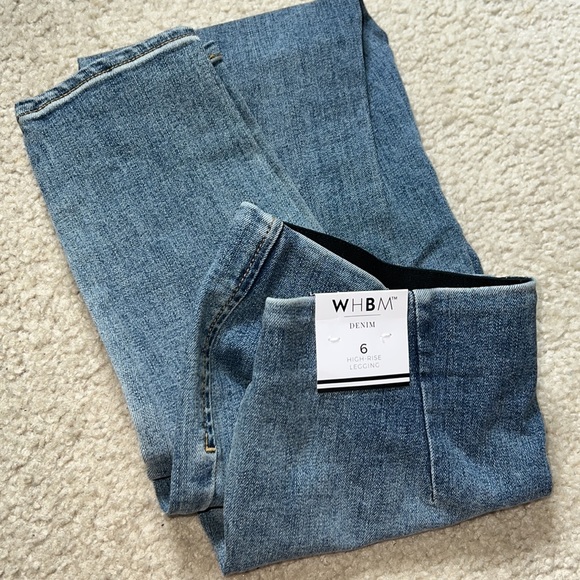 WHBM Denim High Rise Legging - Picture 4 of 5